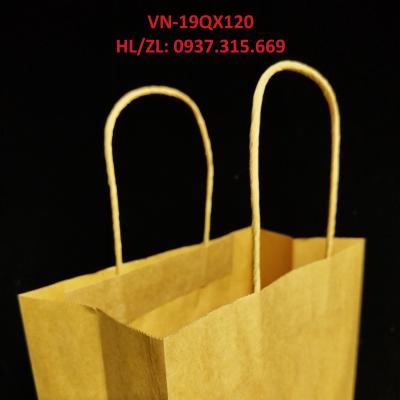 Túi Giấy Kraft Đựng Bánh Mang Đi Có Quai Xách